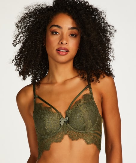 Soutien-gorge à armatures préformé longline Marilee, Vert