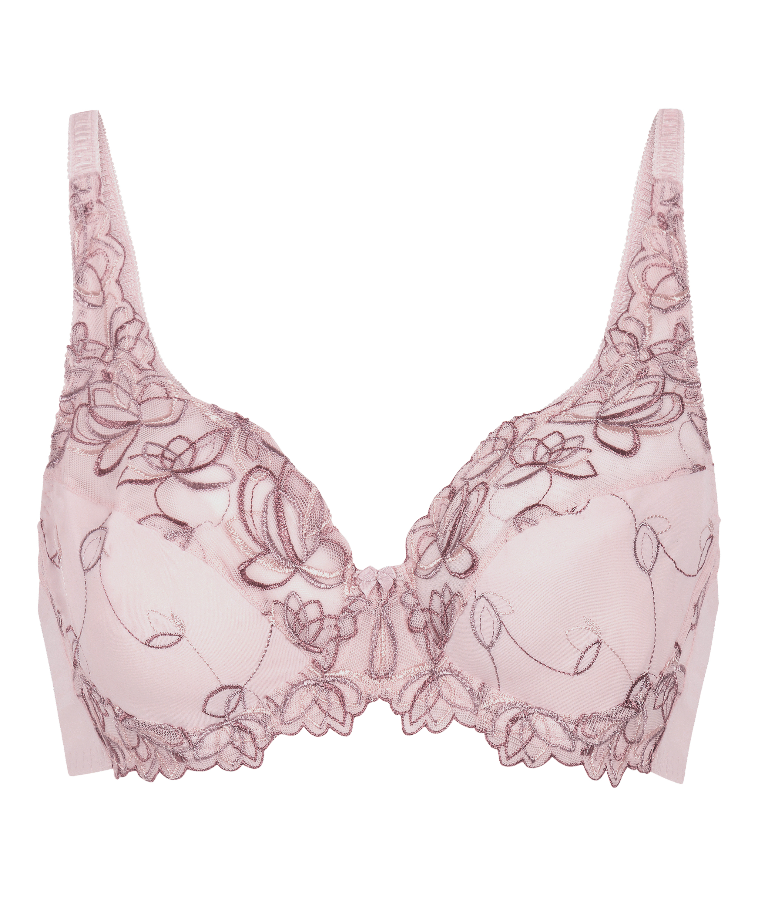Soutien-gorge &agrave; armatures non-pr&eacute;form&eacute; Diva, Rose, main