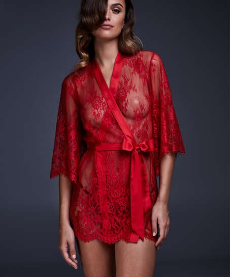 Kimono Lace Isabelle, Rouge