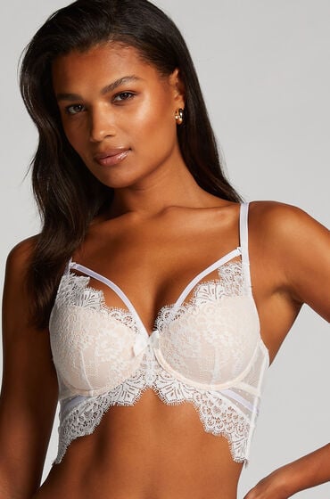 Hunkemöller Vorgeformter Longline-Bügel-BH Marilee Weiß