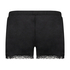 Shorts Velours Lace, Schwarz