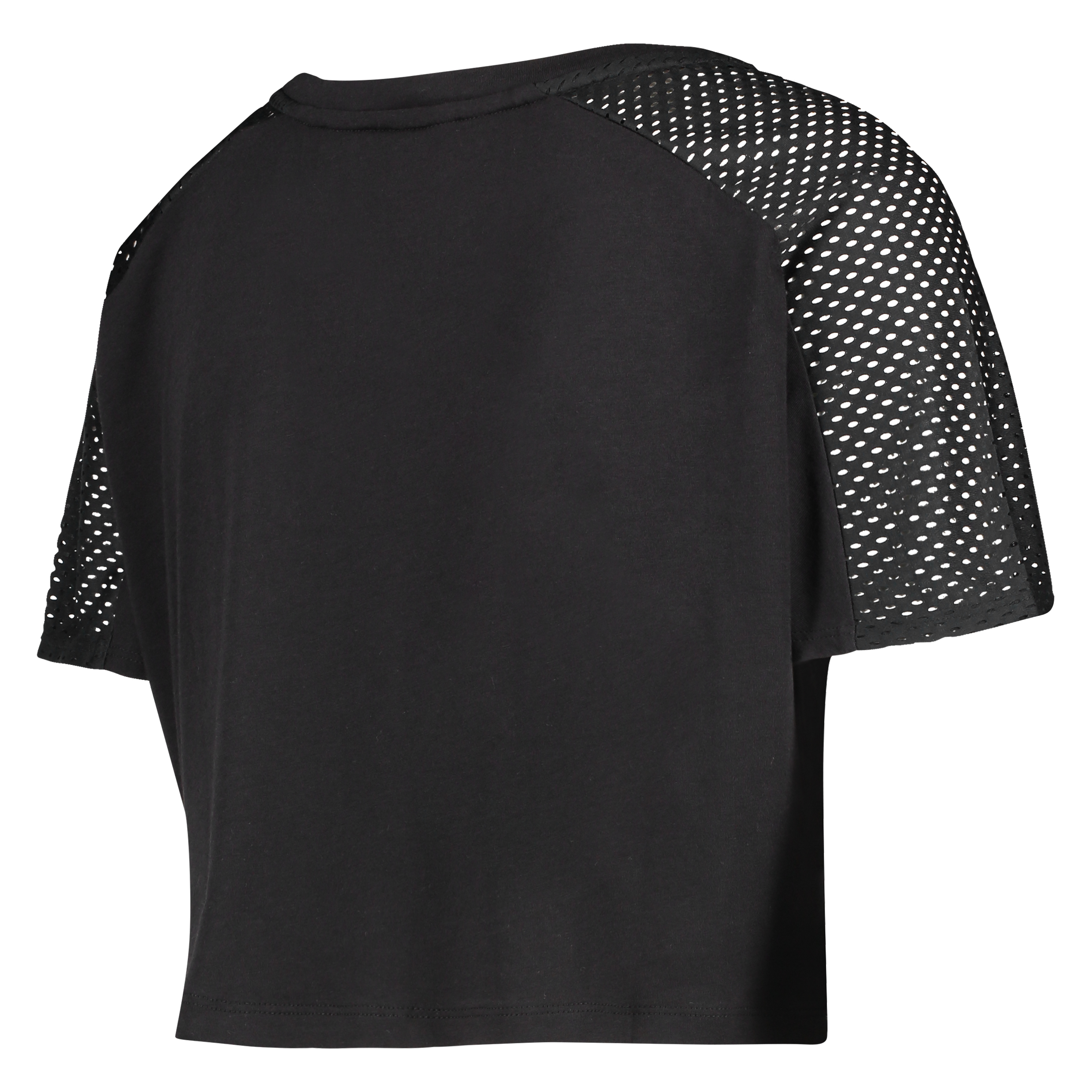 HKMX Crop Top Mesh, Schwarz, main