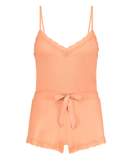 Kurzes Pyjama-Set Cami, Rose