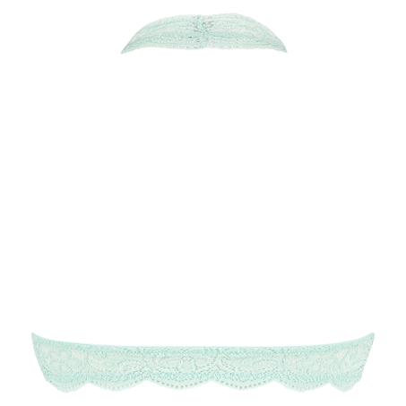 Bralette Halter Lace, Grün