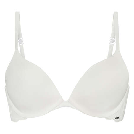 Soutien-gorge &agrave; armatures pr&eacute;form&eacute; push-up Angie, Blanc