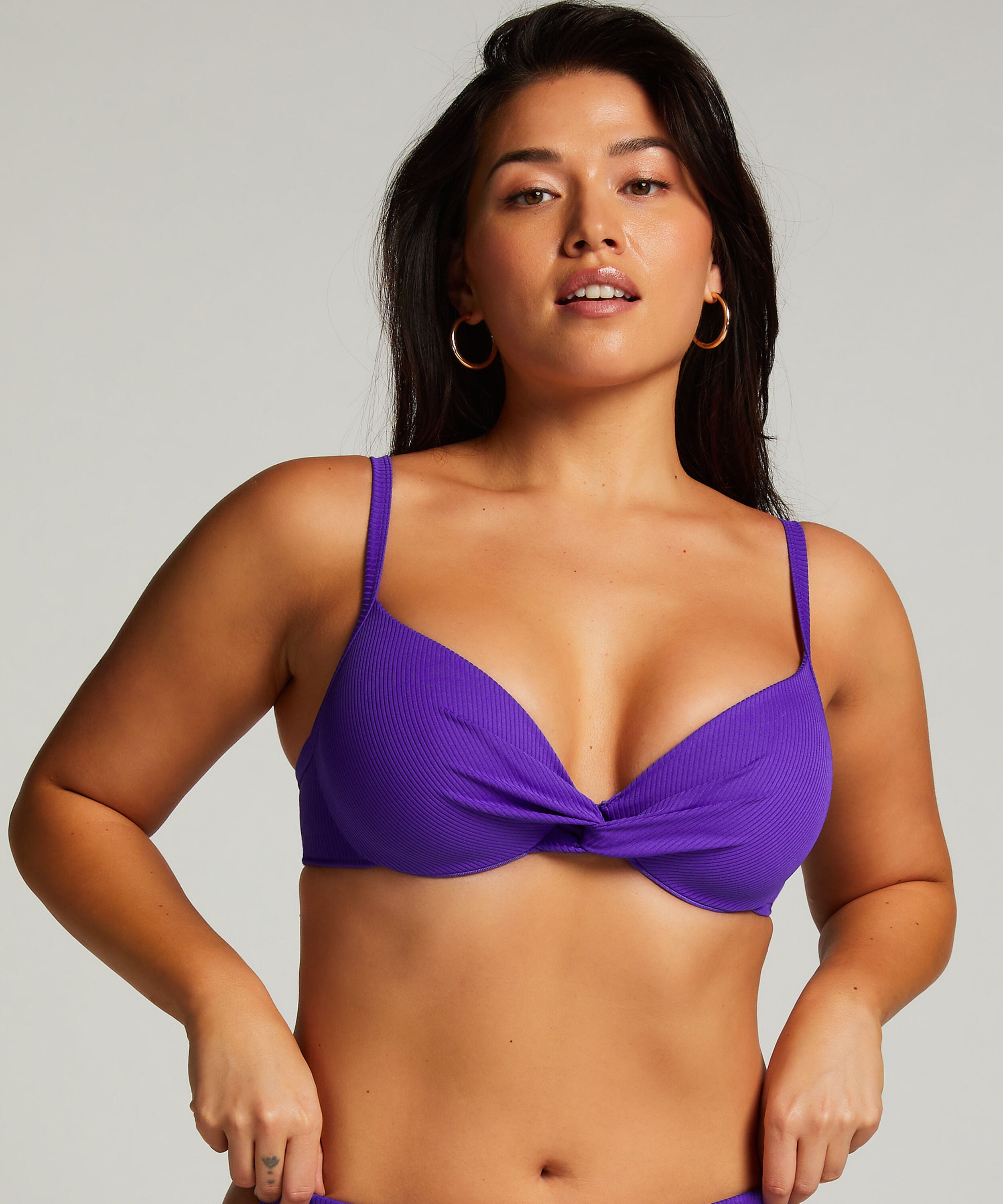 Vorgeformtes Bikini Top mit Bügel Eclipse, Lila
