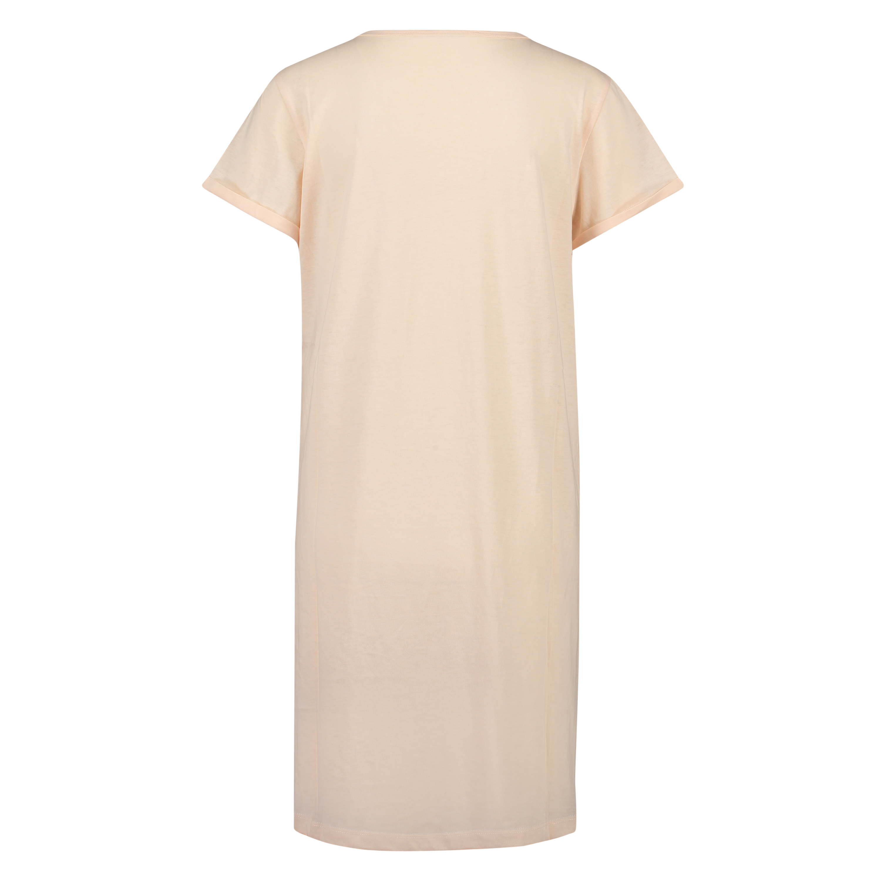 Chemise de nuit col en V, Rose, main