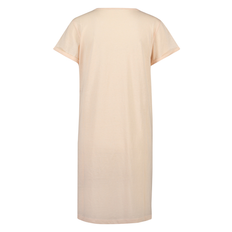 Chemise de nuit col en V, Rose