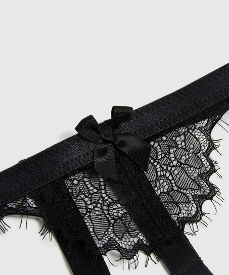 Suspender Cuffs, Schwarz