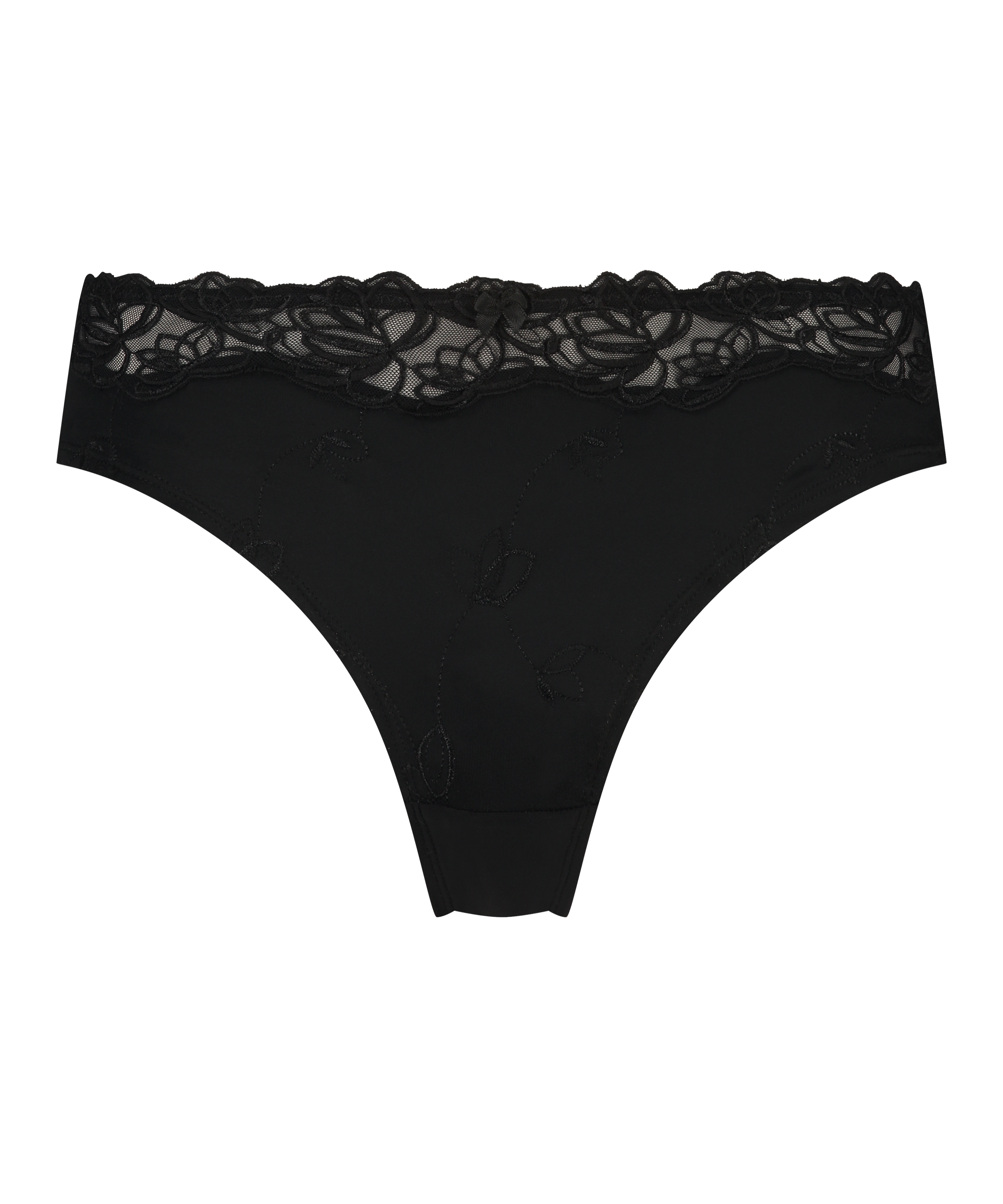 Slip brésilien Diva, Noir, main