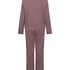 Pyjama en jersey de coton, Violet
