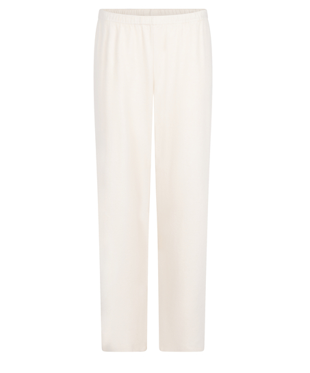 Pantalon Brushed Jersey, Blanc
