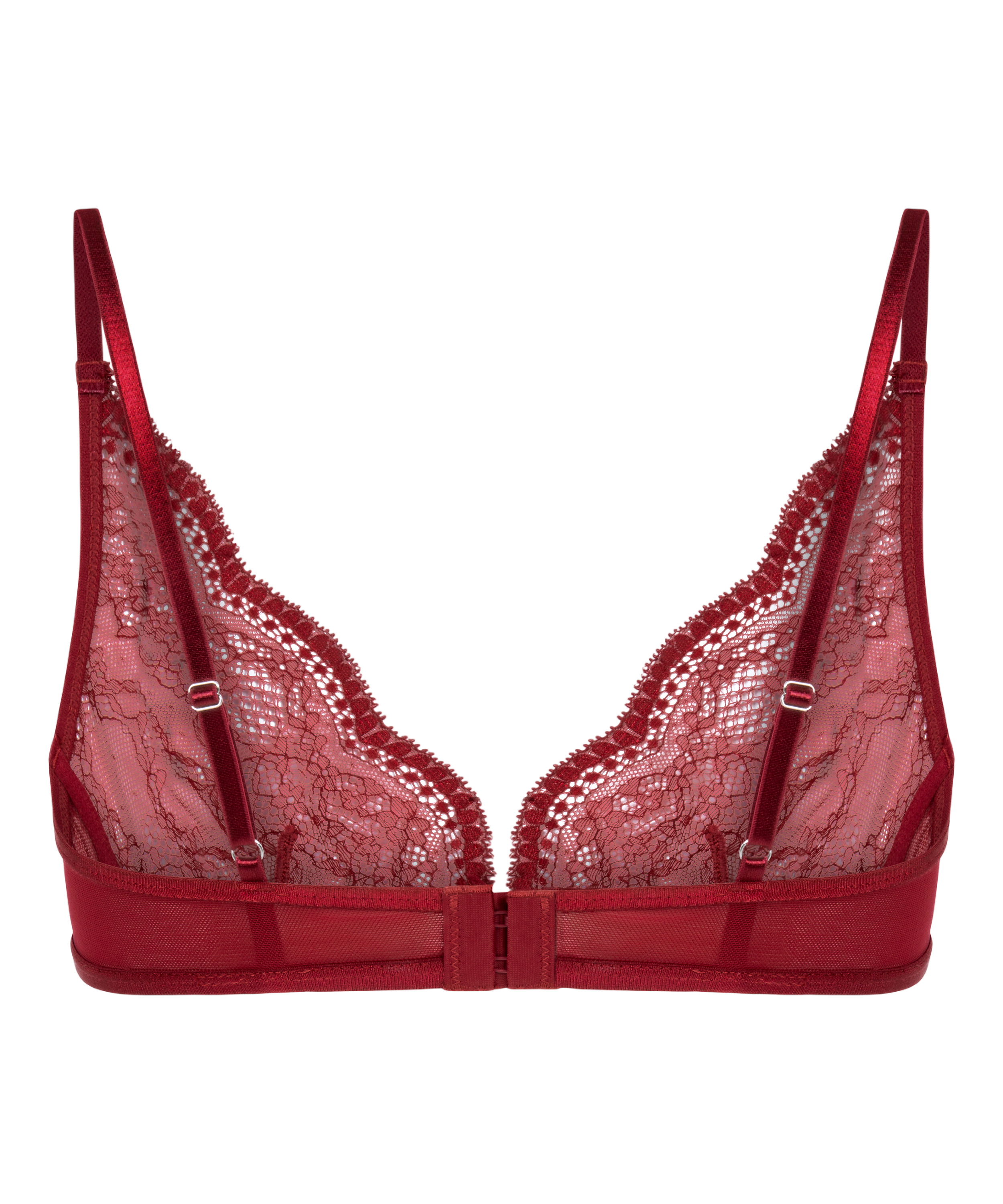 Soutien-gorge à armatures non-préformé Isabelle, Rouge, main