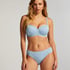 Bikini Slip Rio Scallop, Blau
