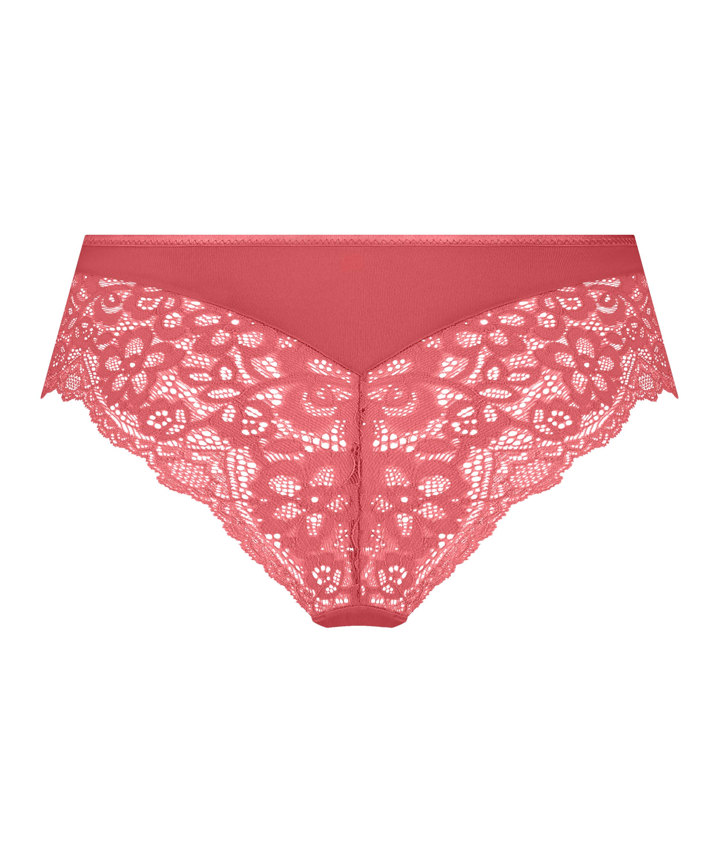 Slip brésilien Marine, Rouge, main