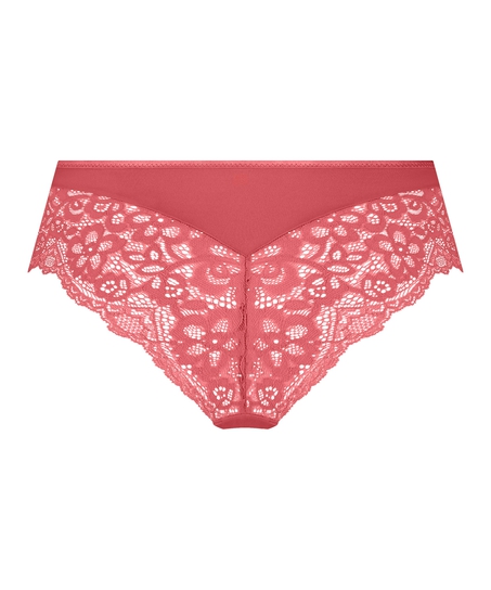 Slip brésilien Marine, Rouge