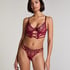 Soutien-gorge à armatures préformé longline Scarlett, Rouge
