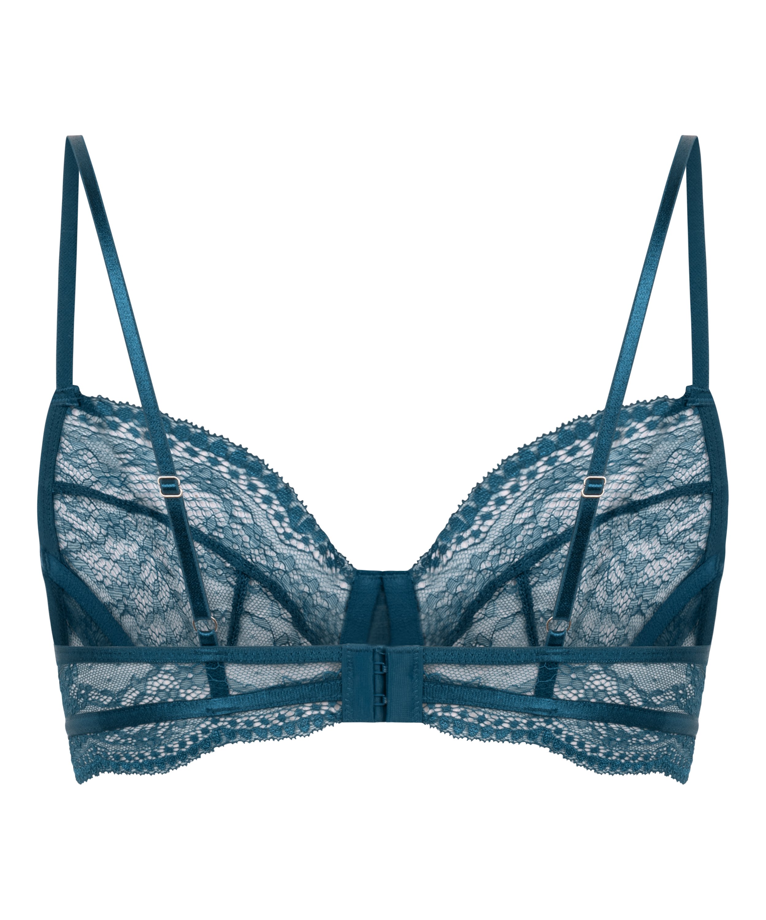 Soutien-gorge non-rembourr&eacute; &agrave; armatures Isabelle, Bleu, main