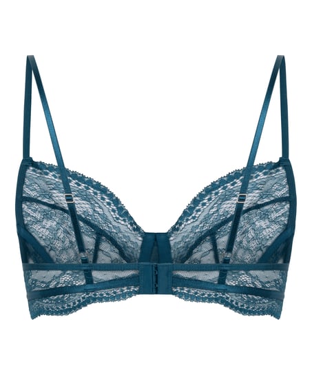 Soutien-gorge non-rembourr&eacute; &agrave; armatures Isabelle, Bleu