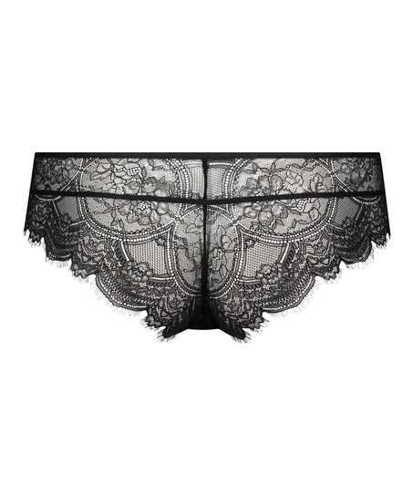 Slip brésilien Lillie Curvy, Noir
