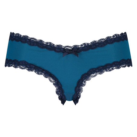 Slip brésilien V-shape micro, Bleu