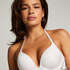 Soutien-gorge &agrave; armatures pr&eacute;form&eacute; push-up Angie, Blanc