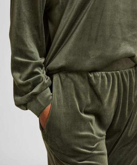Petite Pantalon de pyjama Velours, Vert