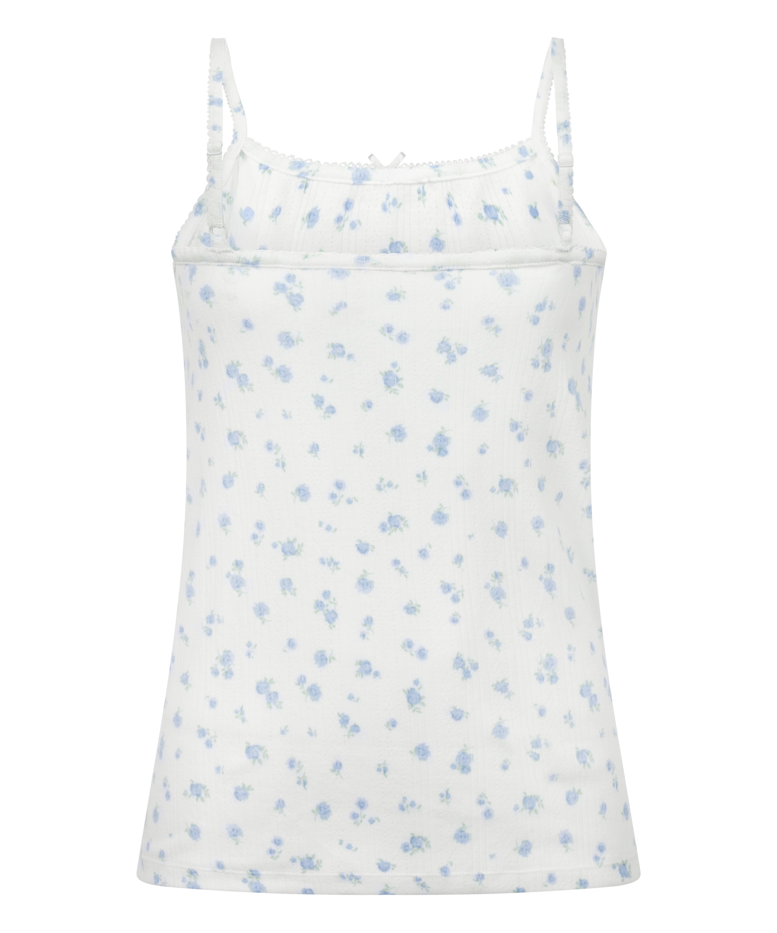 Pointelle-Camisole, Weiß, main