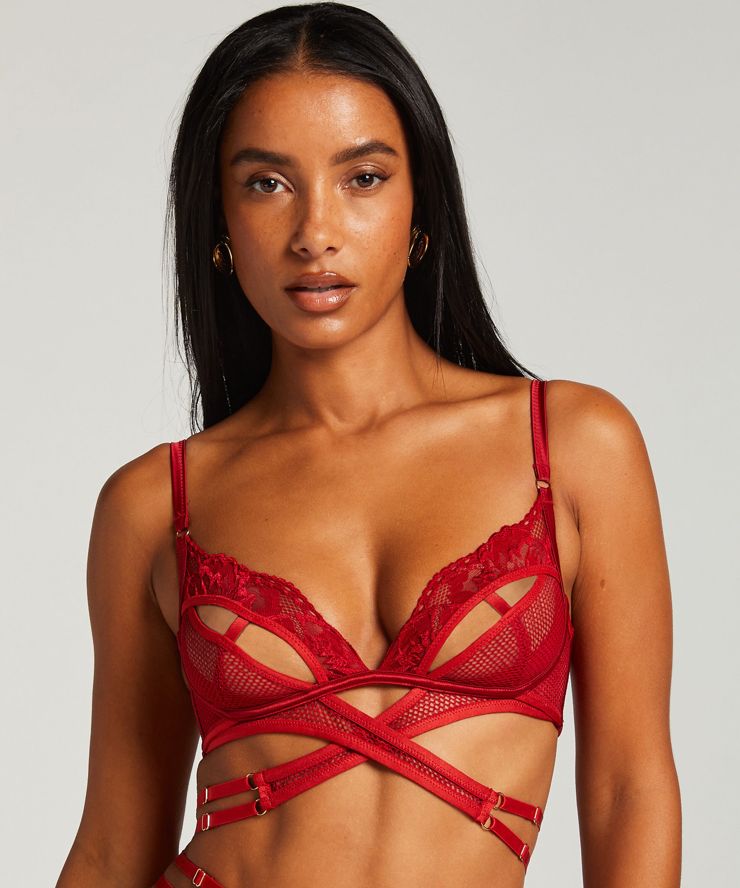 Bralette Pleasure, Rot