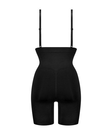 Nahtloser korrigierender Thigh Slimmer, Schwarz