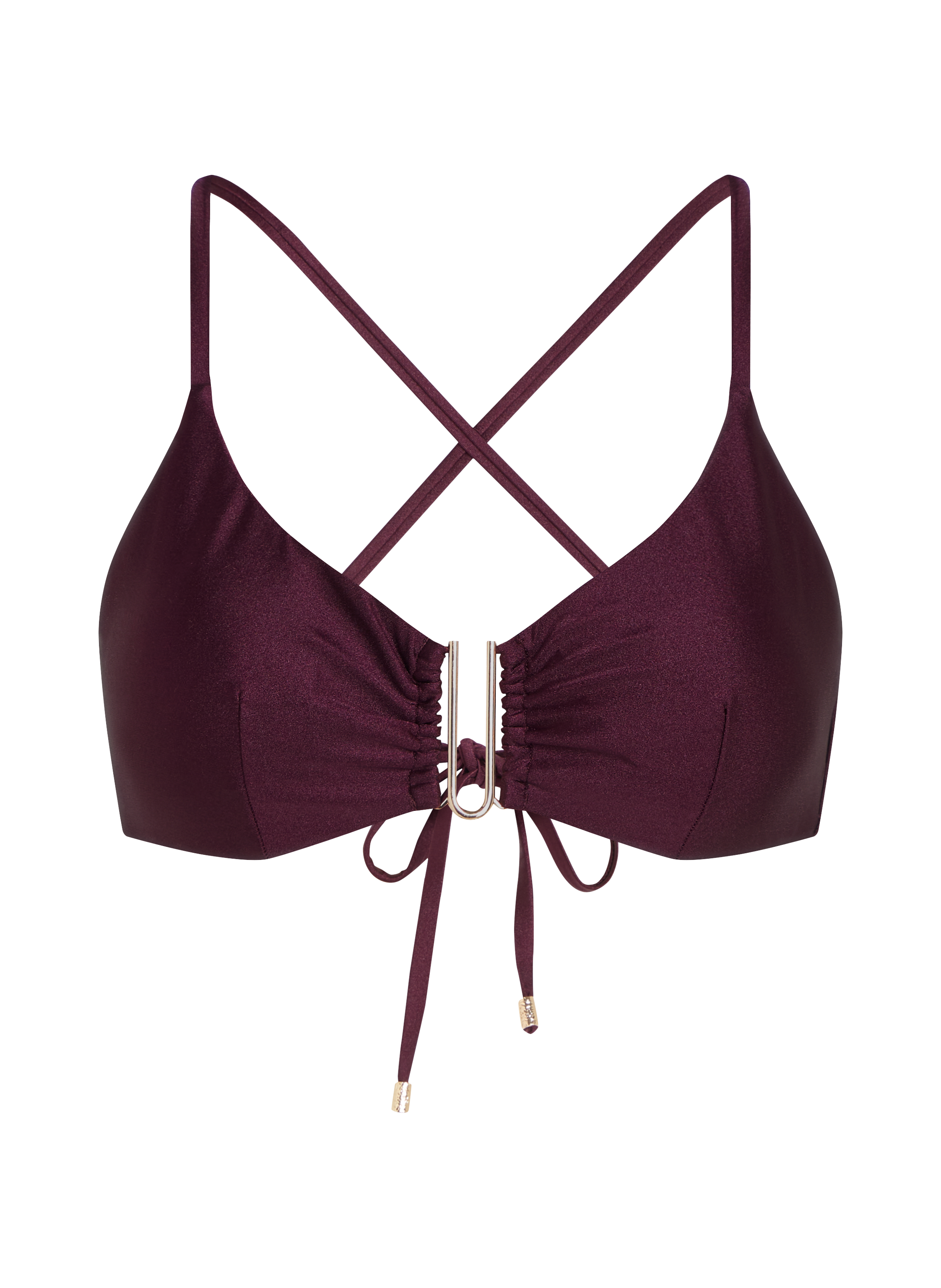 Bikini-Crop-Top Costa, Lila, main