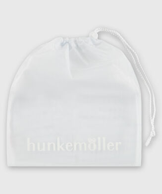 Waschbeutel Kordelverschluss, Wei&szlig;