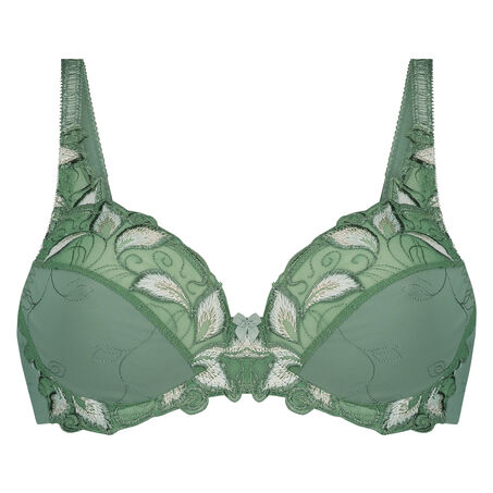 Unwattierter B&uuml;gel-BH Tess, gr&uuml;n