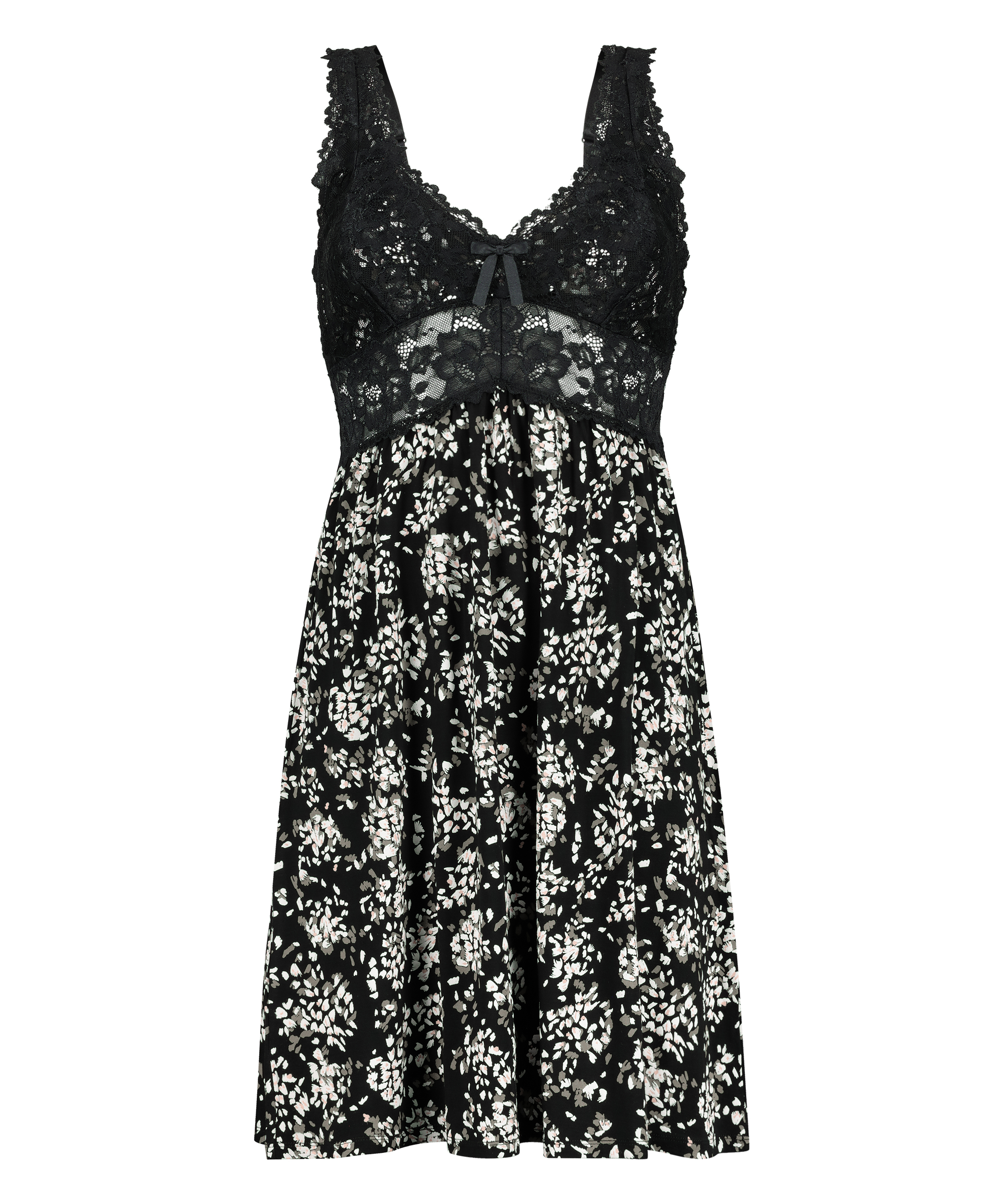Slipdress Nora Lace, Schwarz, main