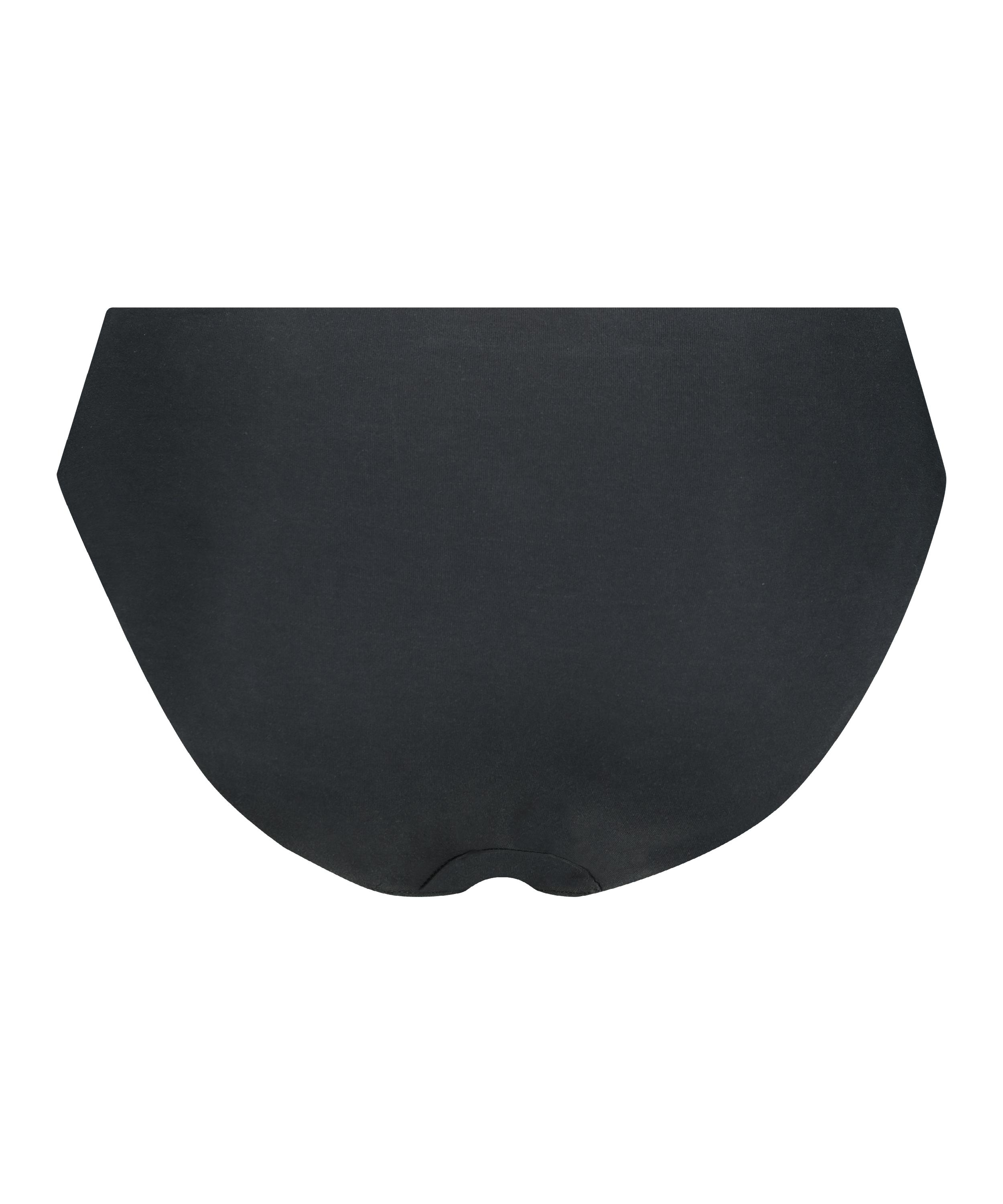 Boxer invisible en coton, Noir, main