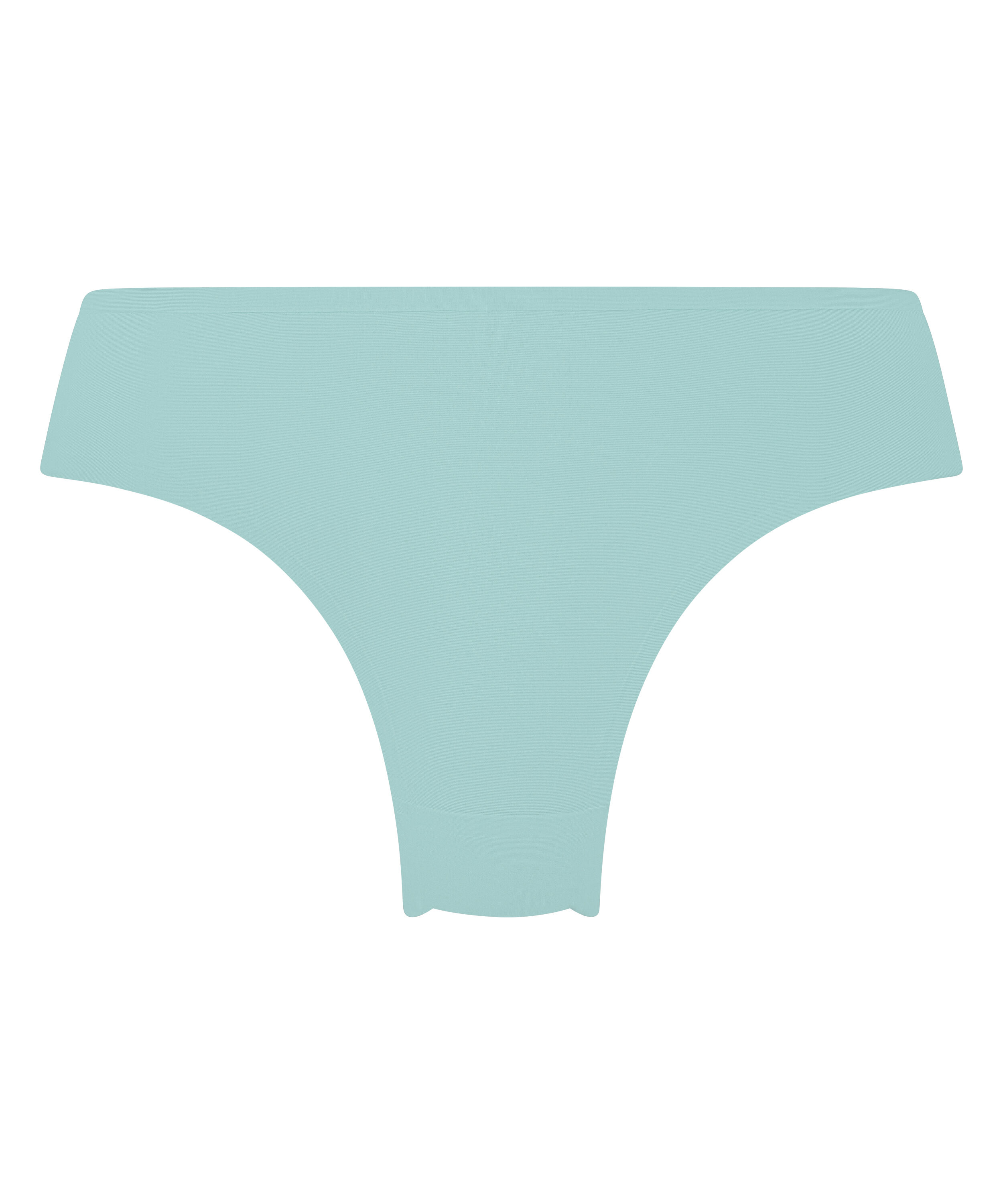 Slip br&eacute;silien Invisible Lace Back, Bleu