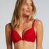 Soutien-gorge &agrave; armatures pr&eacute;form&eacute; push-up Maya, Rouge