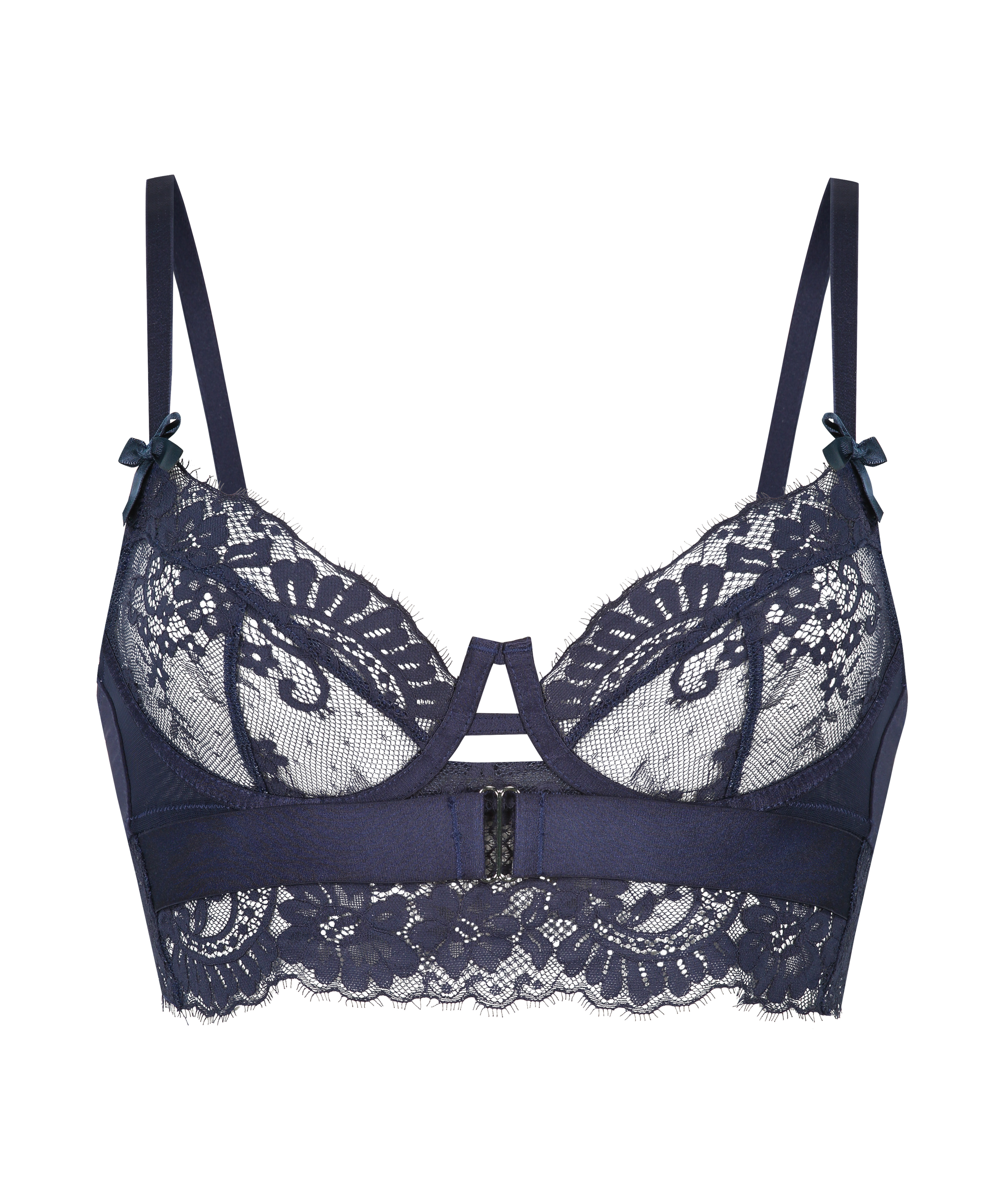 Soutien-gorge bustier &agrave; armatures non pr&eacute;form&eacute; Blossom, Bleu, main