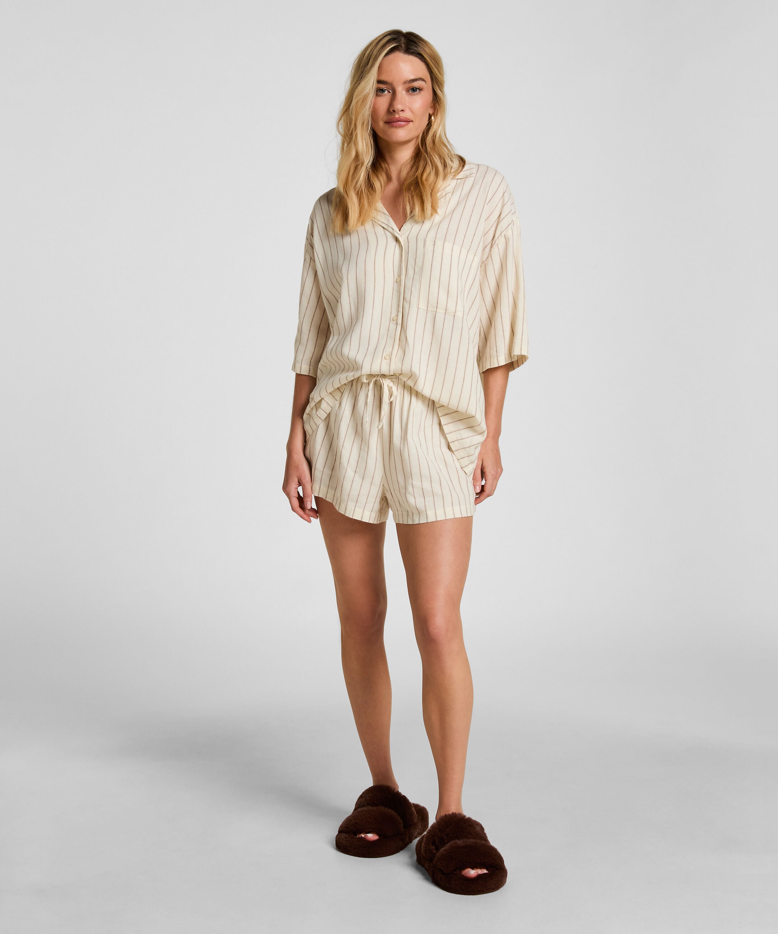 Chaussons Hannah, Marron