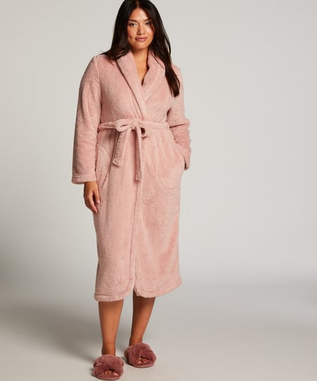 Bademantel Fleece, Rose