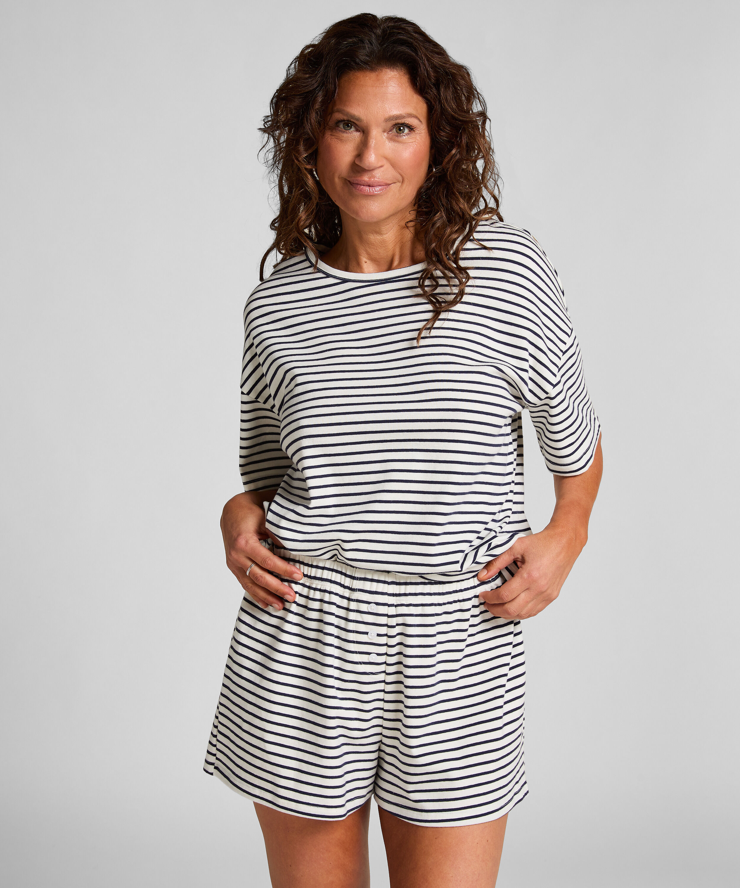 Pyjama-Set Jersey, Blau Pyjama-Set Jersey, Blau