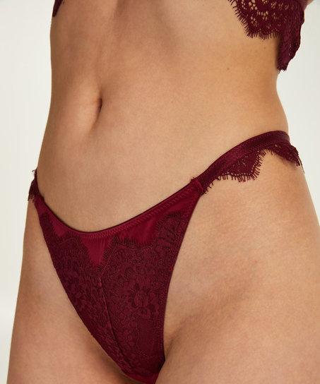 Hoch ausgeschnittener String Violet, Lila