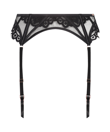 Porte-jarretelles Jacqueline, Noir