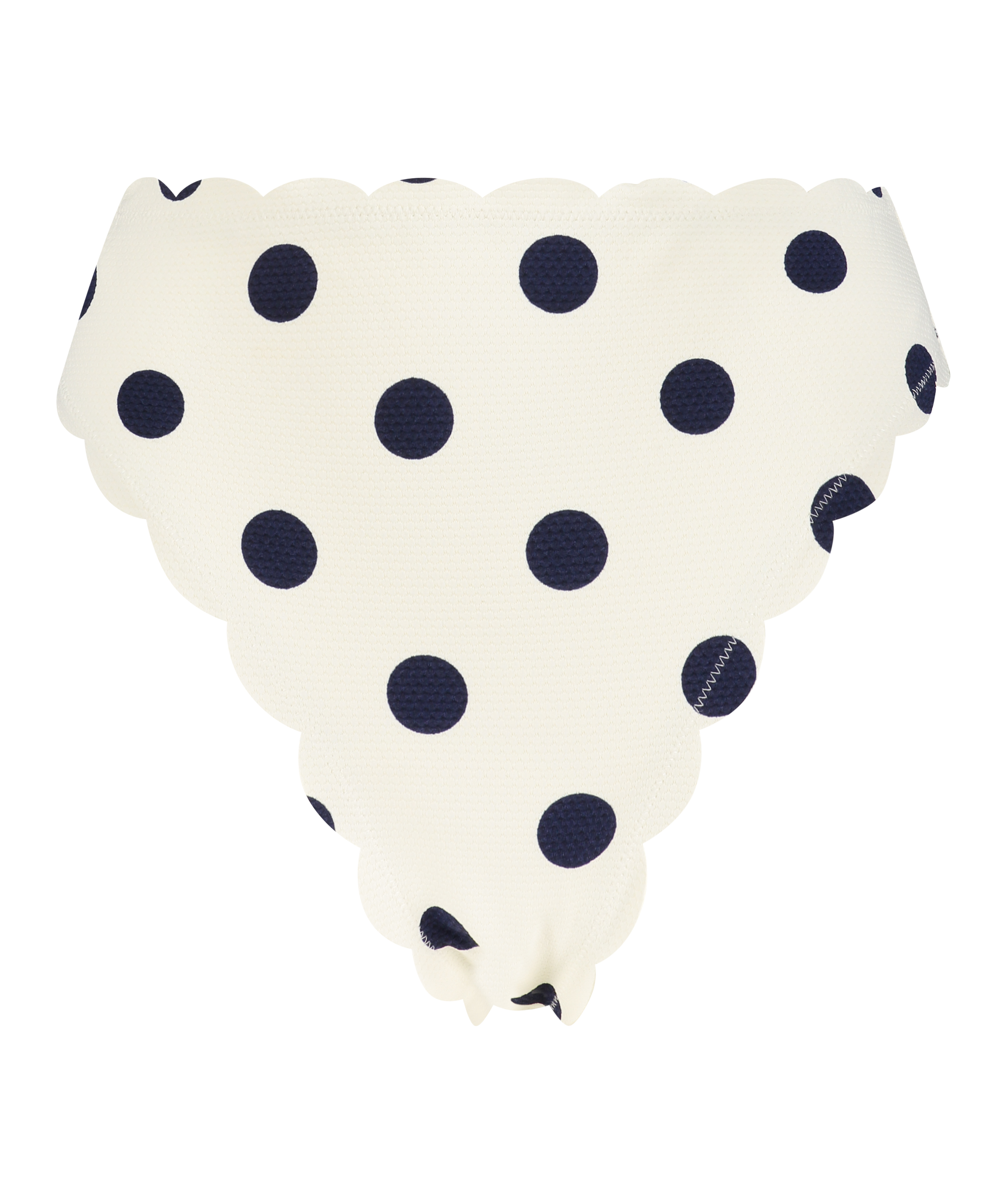 Bas de bikini &eacute;chancr&eacute; Scallop, Blanc, main