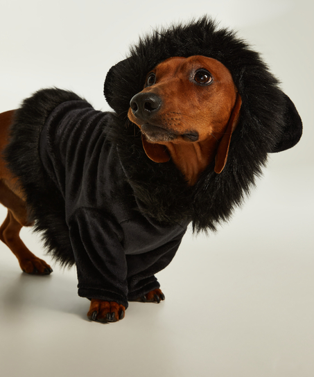 Onesie pour chien en polaire Lucy Hale, Noir