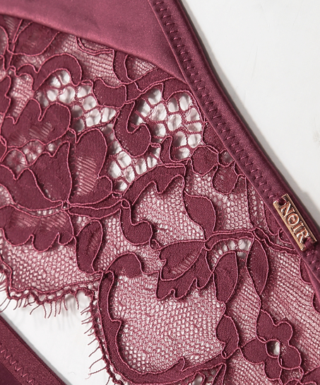 Slip br&eacute;silien Poppy, Rouge