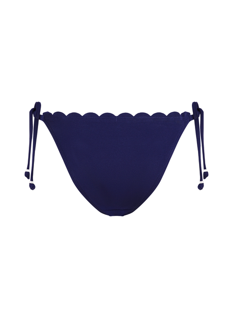 Bikinihose Scallop, Blau