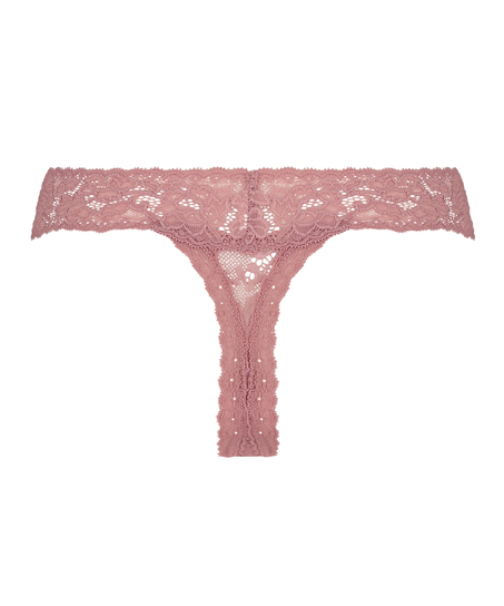 Extra Tief sitzender String Madison, Rose