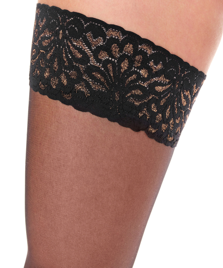 Stay-ups 30 Denier Lexi, Braun