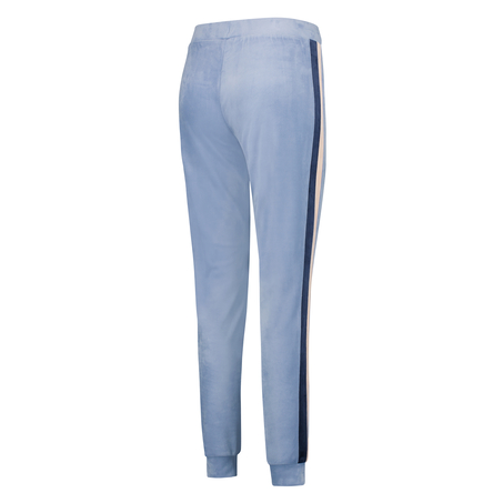 Pantalon de jogging Velours Stripe, Bleu